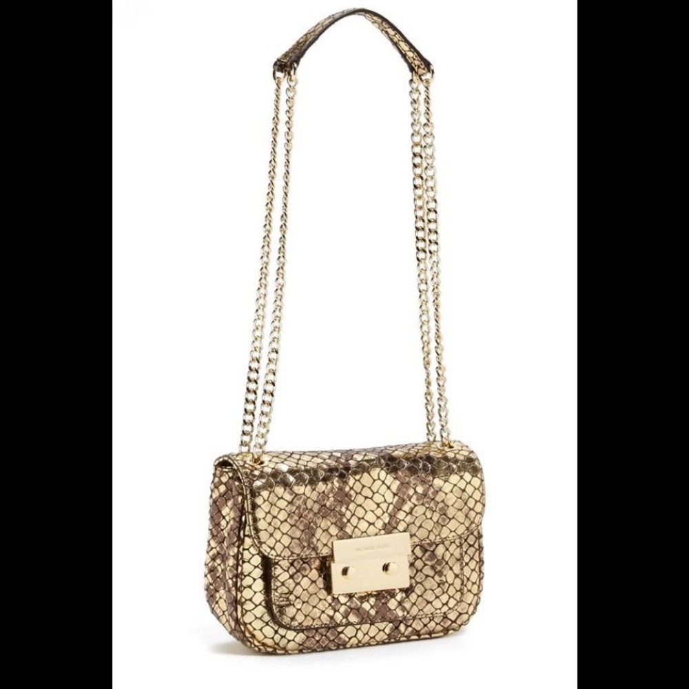 Michael Kors Sloan crossbody bag in python - Picture 1 of 1
